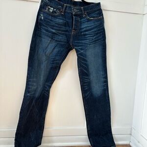 Abercrombie & Fitch Dark Indigo Straight Jeans 32x34